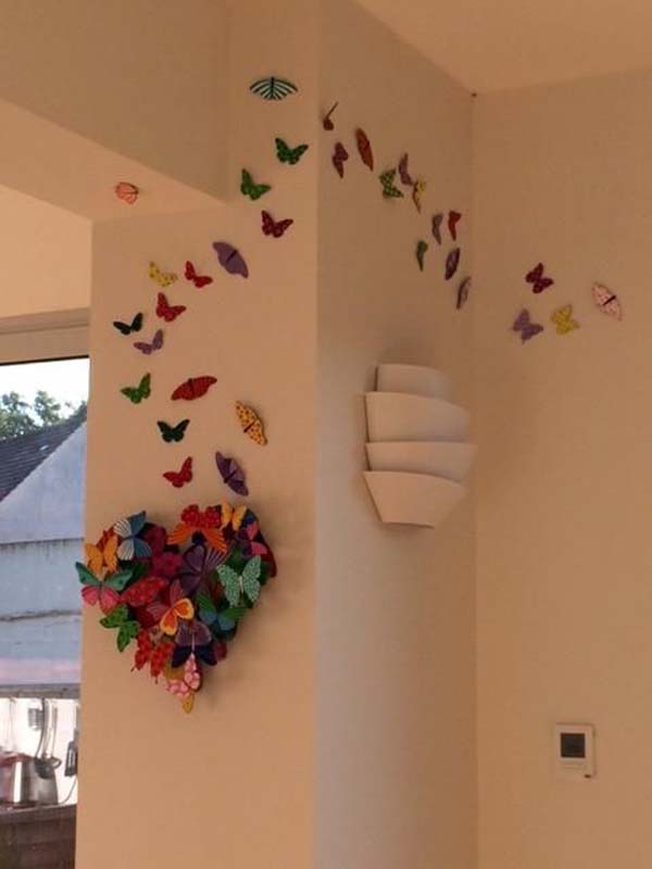 Hiasan Dinding dengan Origami