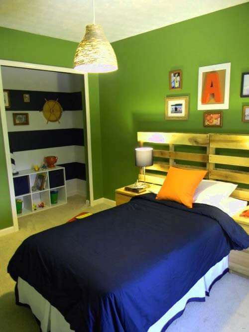 warna cat kamar hijau